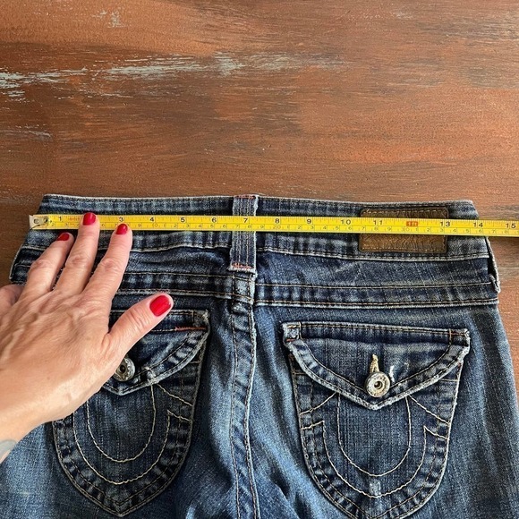 True Religion Women's Distressed Jeans Pants Size 27 - Picture 7 of 9